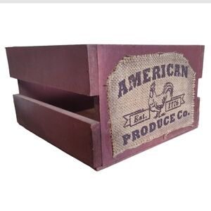 Wooden Farmhouse Chicken Crate Decor American Produce Co